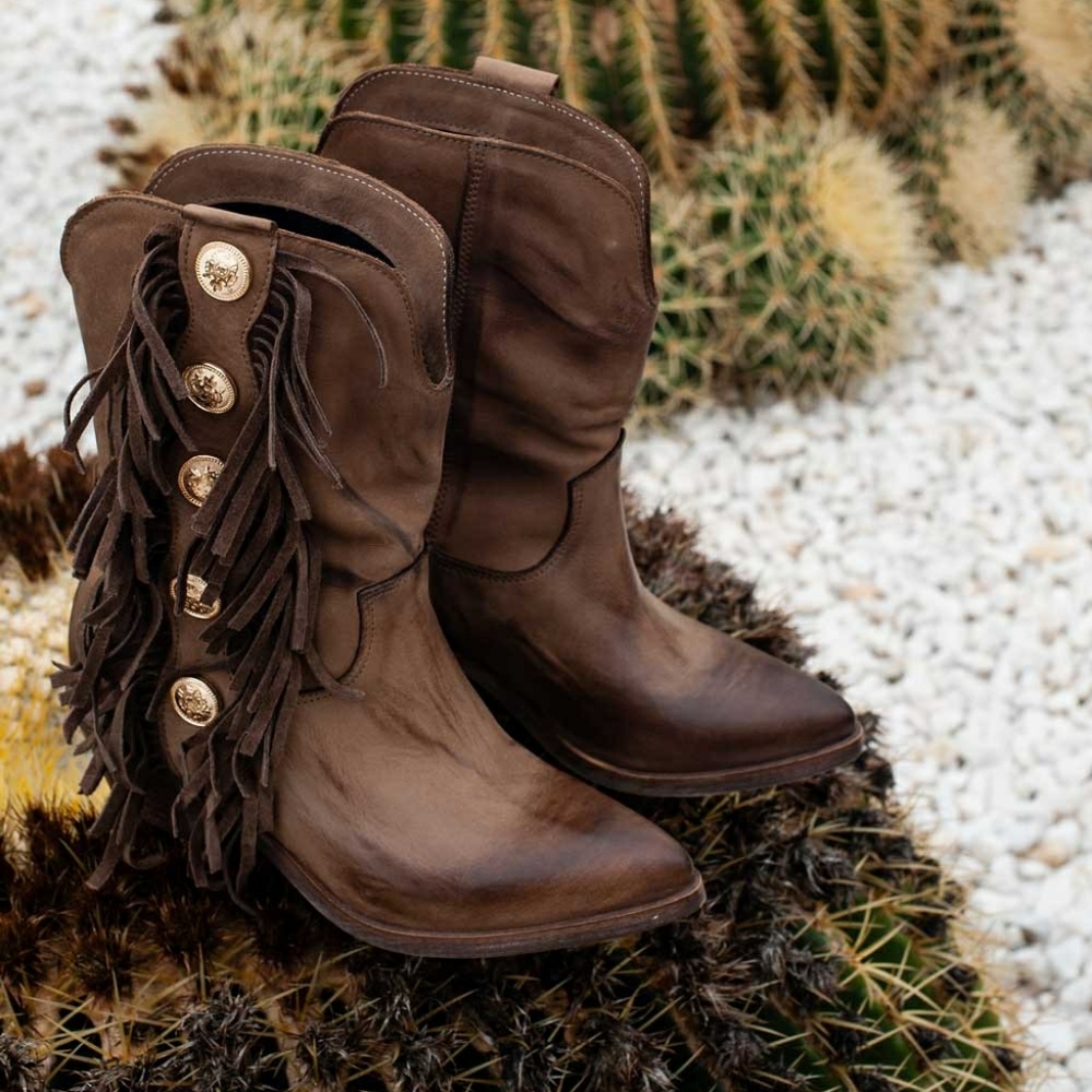 Womens Western Fringe Boots - Picture 7 of 7